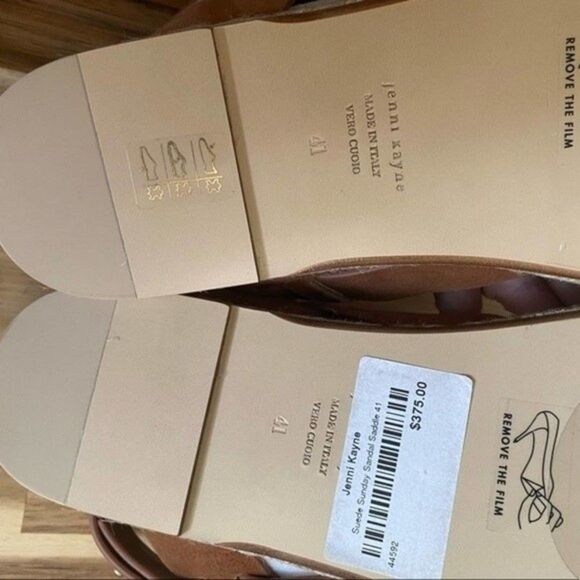 Jenni Kayne Suede Italian Leather Espadrille Sandals - Picture 8 of 9